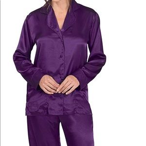 Pajamagram Satin pajamas, ladies size Large